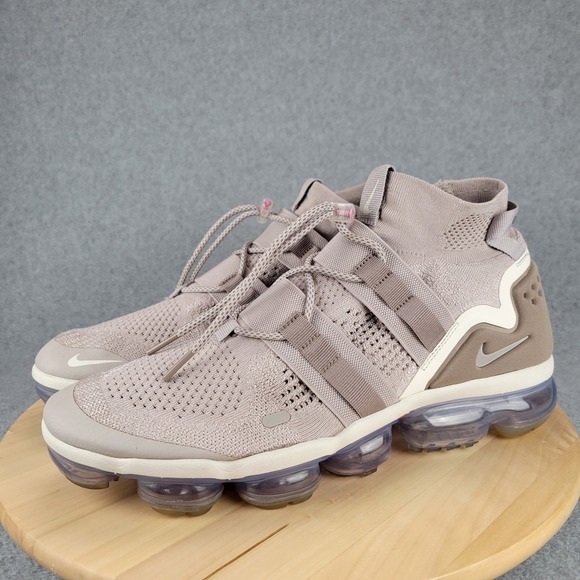 Nike Other - Nike Air VaporMax Flyknit Utility Moon Particle AH6834-205 Mens 14 Taupe Sneaker